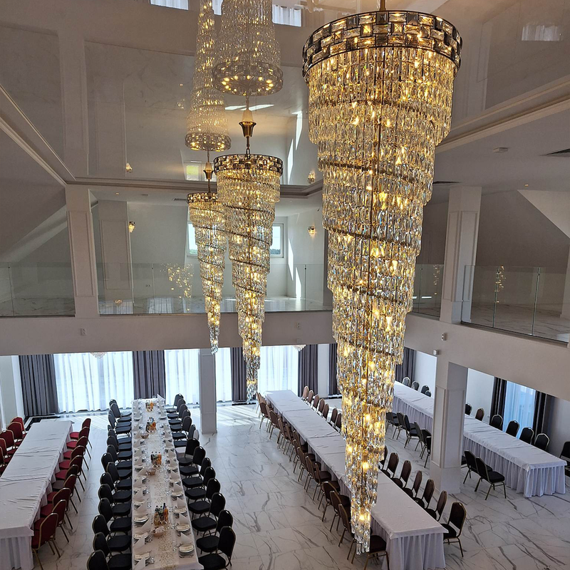 Milagro Luxuria 41L flush mount ceiling lamp E14 H 400cm