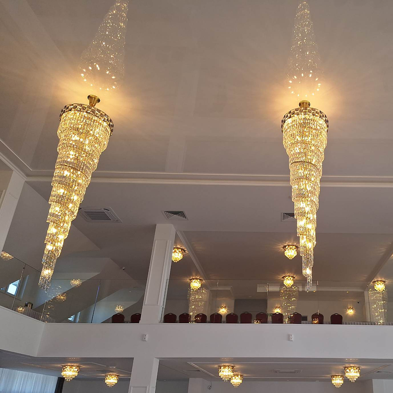 Milagro Luxuria 41L flush mount ceiling lamp E14 H 400cm