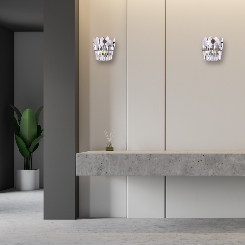 Milagro Carisma 2L wall sconce lamp E14 H 34cm