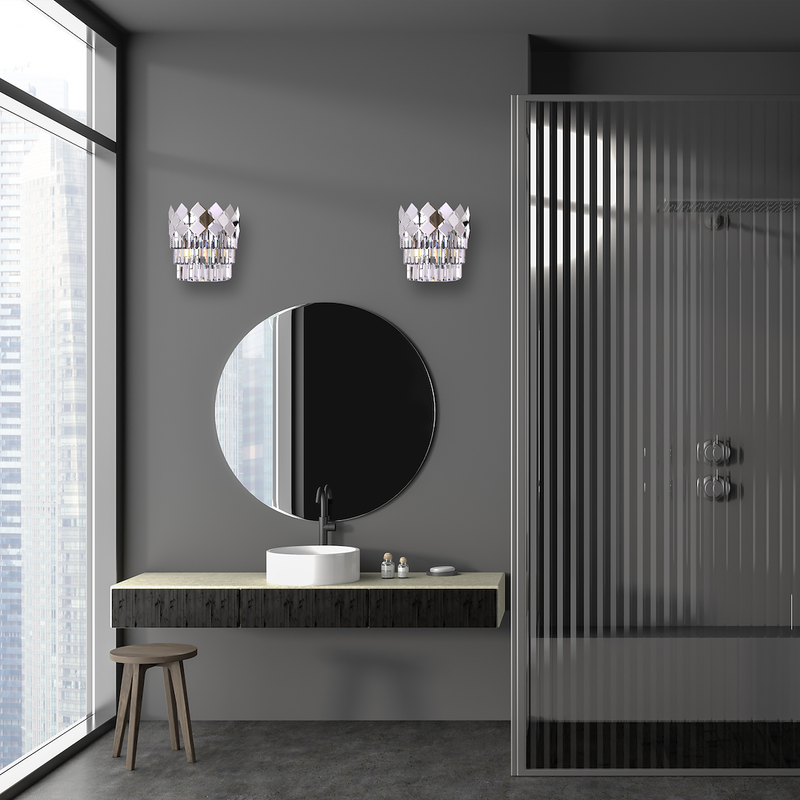 Milagro Carisma 2L wall sconce lamp E14 H 34cm