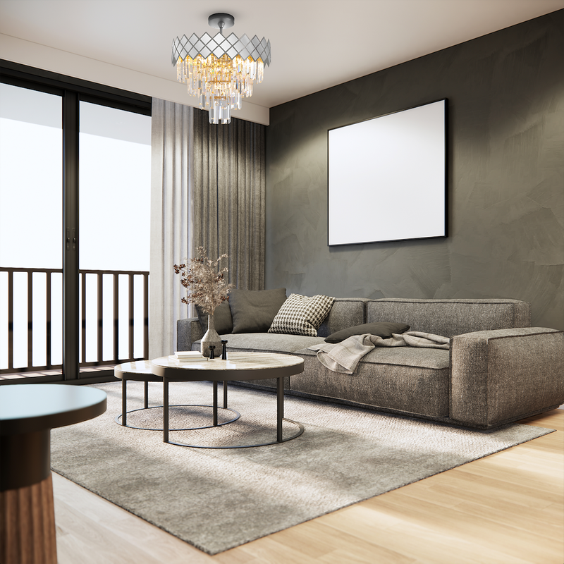 Milagro Carisma 9L ceiling lamp E14 H 53cm