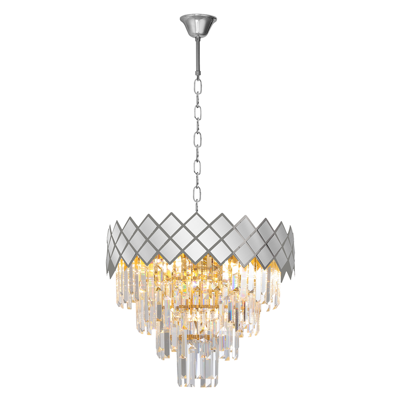 Milagro Carisma 9L chandelier E14 H 100cm