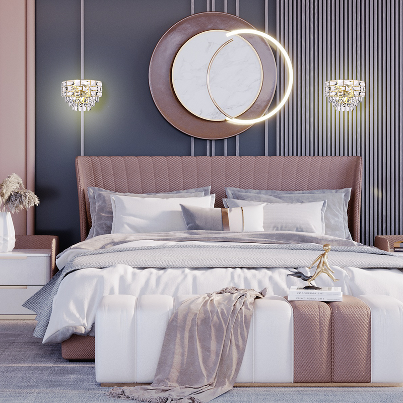 Milagro Luxuria 2L wall sconce lamp E14 H 27cm