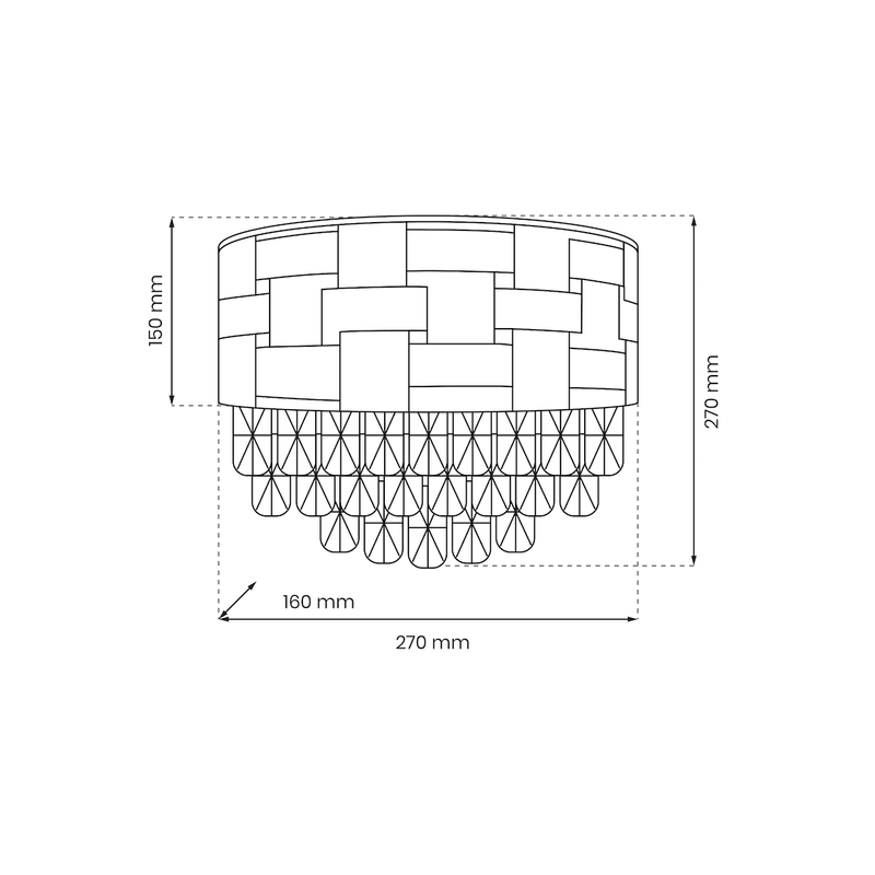 Milagro Luxuria 2L wall sconce lamp E14 H 27cm