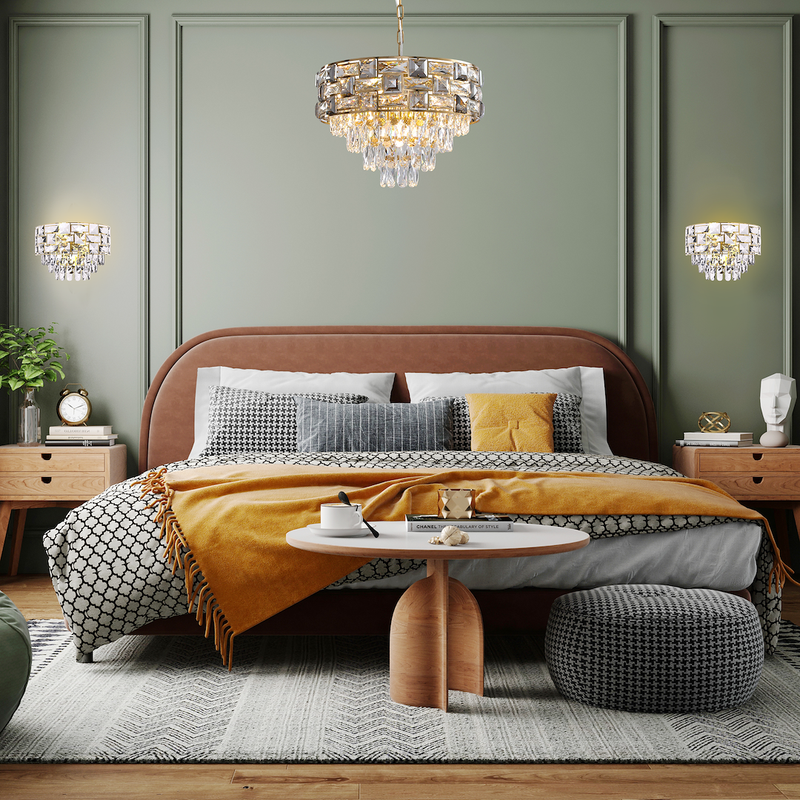 Milagro Luxuria 9L chandelier E14 H 100cm