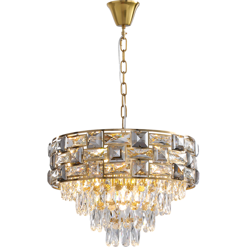 Milagro Luxuria 9L chandelier E14 H 100cm