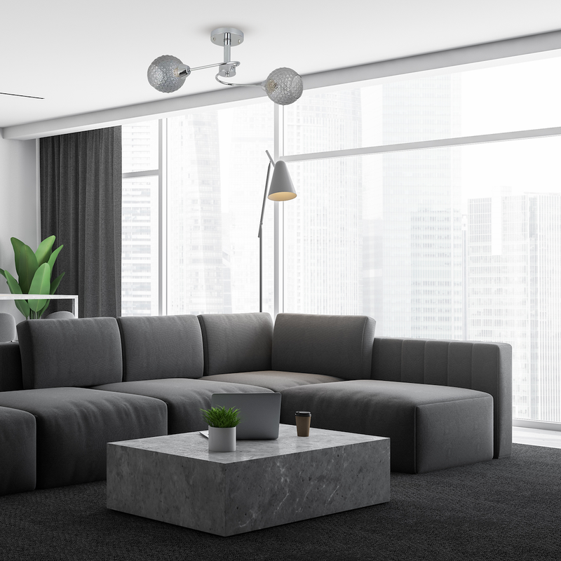 Milagro Oakland 2L ceiling lamp GU10 H 26cm