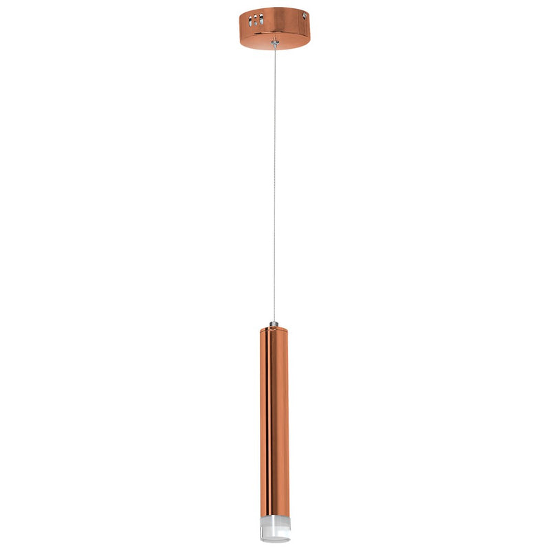 Milagro Copper pendant lamp LED