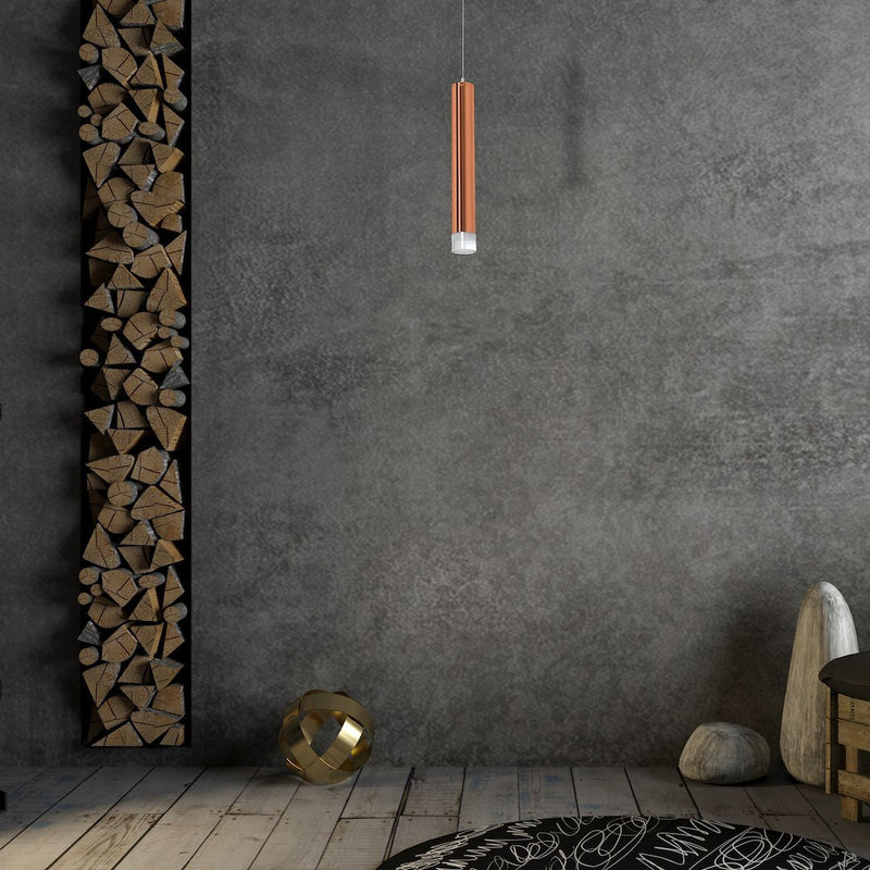Milagro Copper pendant lamp LED