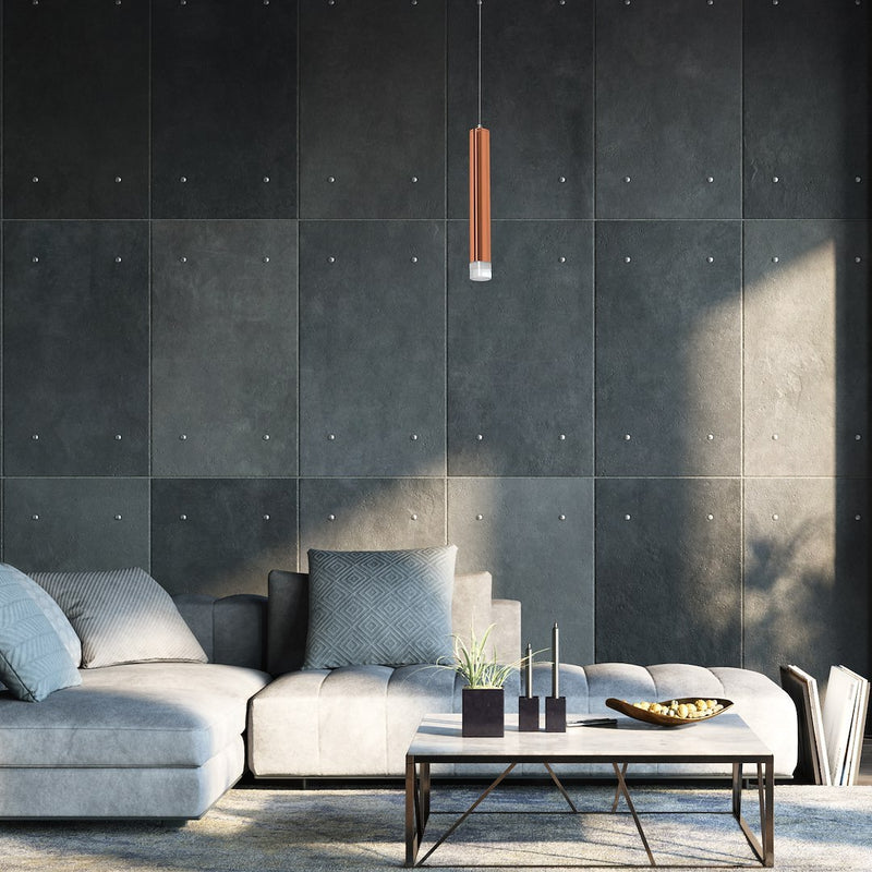 Milagro Copper pendant lamp LED