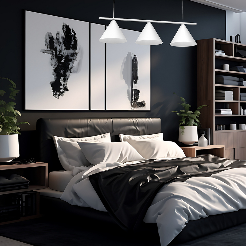 Milagro Capital 3L pendant lamp GX53