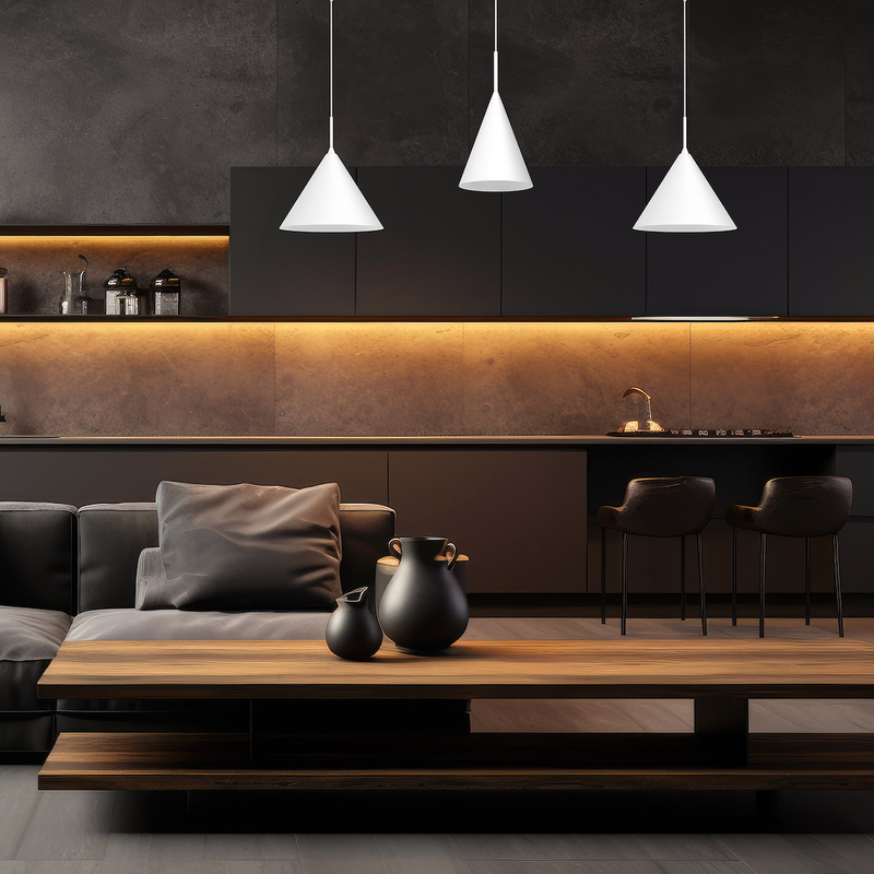 Milagro Capital 1L pendant lamp GX53