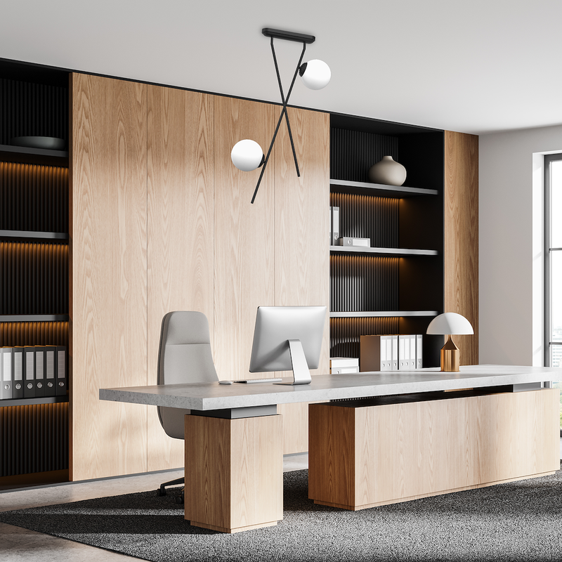 Milagro Inter 1L ceiling lamp E14 H 71cm