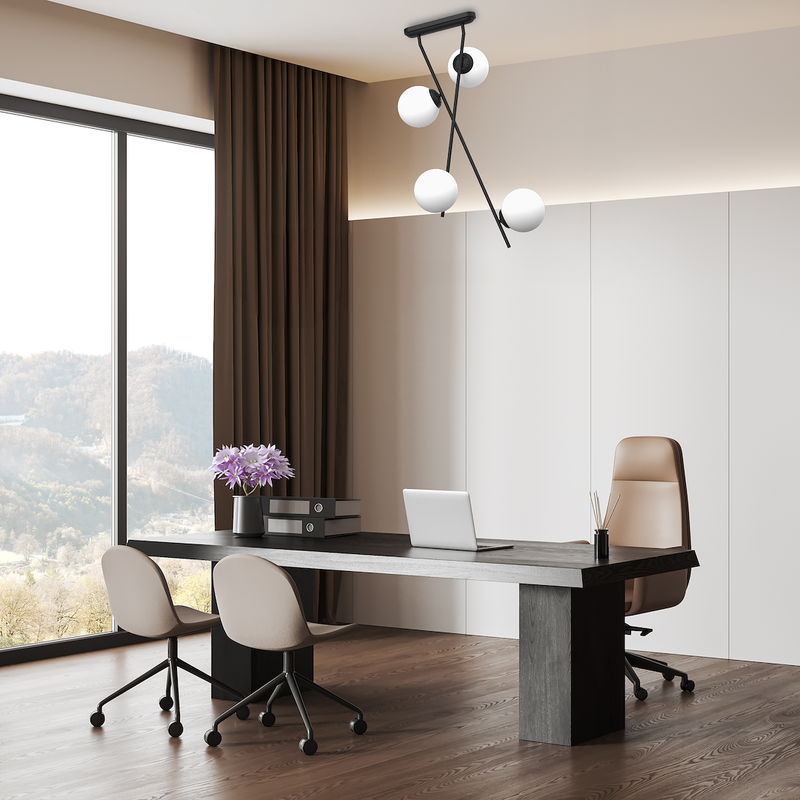 Milagro Inter 1L ceiling lamp E14 H 71cm