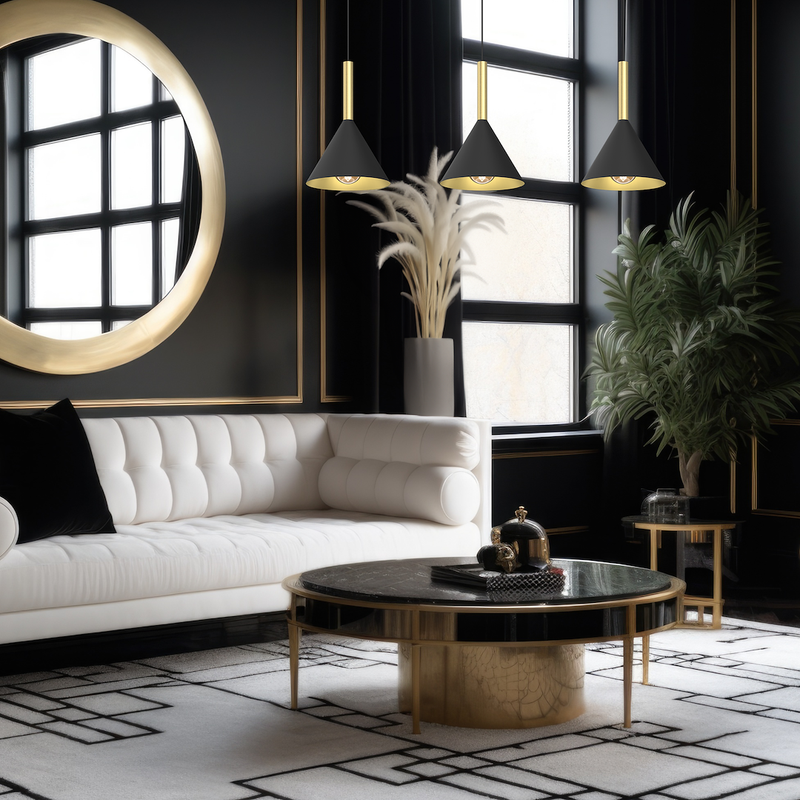 Milagro Peru 3L pendant lamp E27