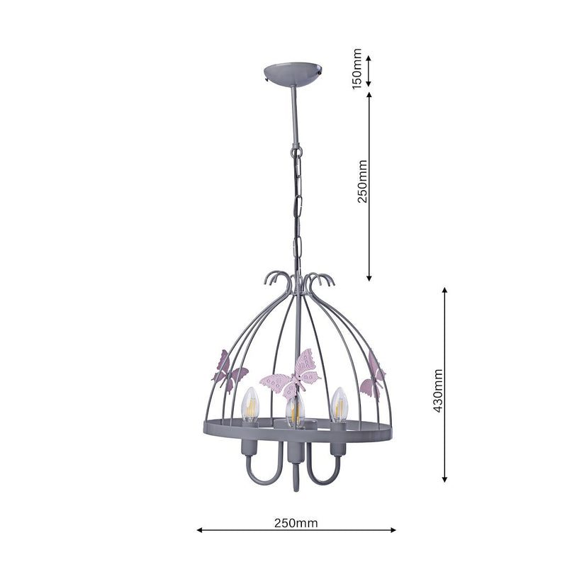 Milagro Kago chandelier E14