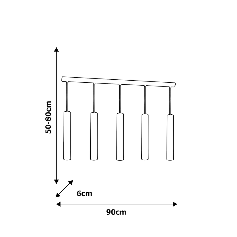 Milagro Joker pendant lamp GU10