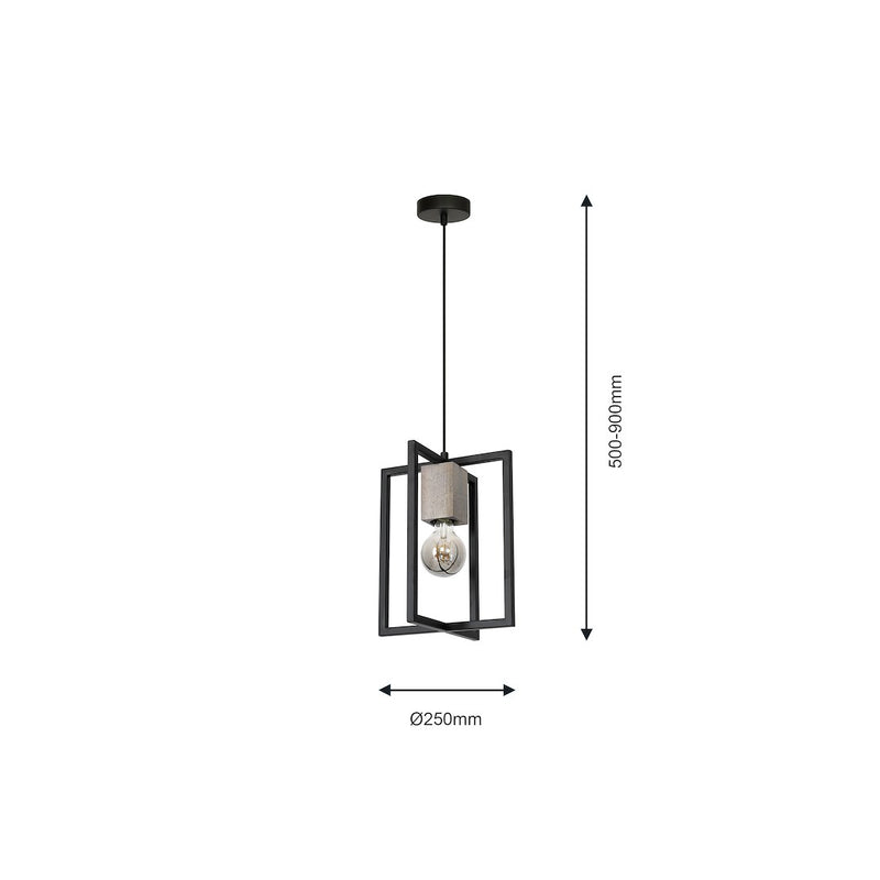 Milagro Ralph pendant lamp E27