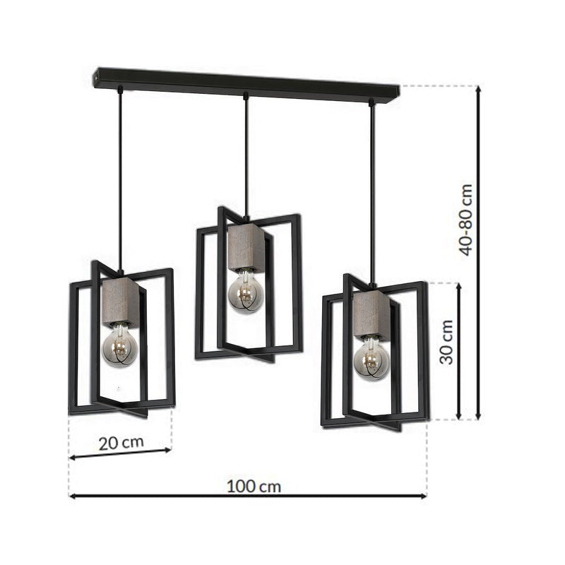 Milagro Ralph pendant lamp E27