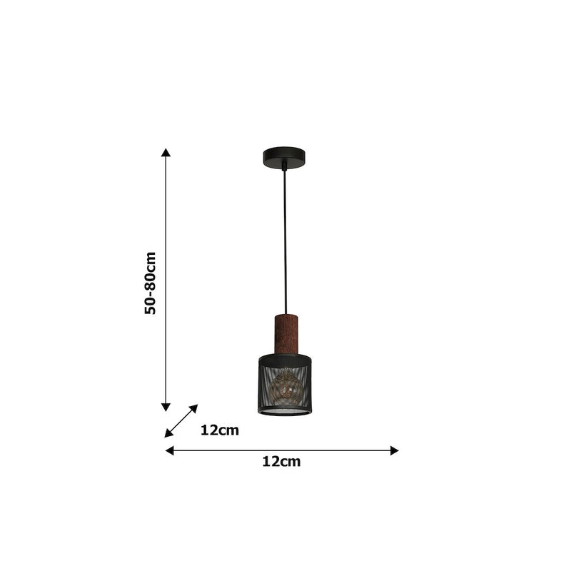 Milagro Ares pendant lamp E27