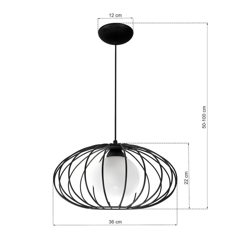 Milagro Kronos pendant lamp E14