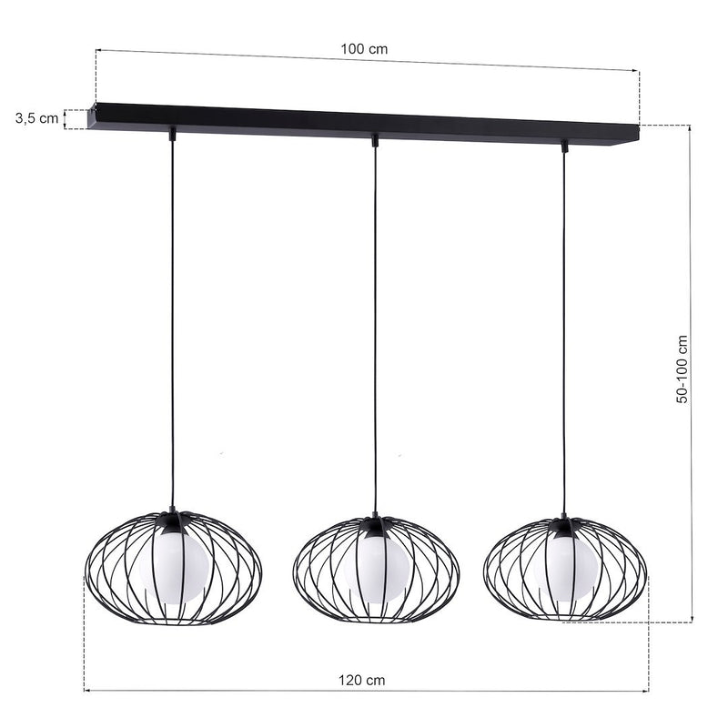 Milagro Kronos pendant lamp E14