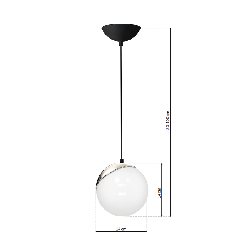 Milagro Sphere pendant lamp E27