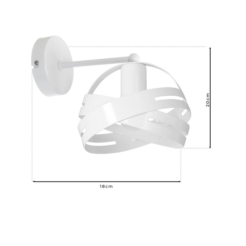 Milagro Corona wall sconce lamp E27 H 20cm