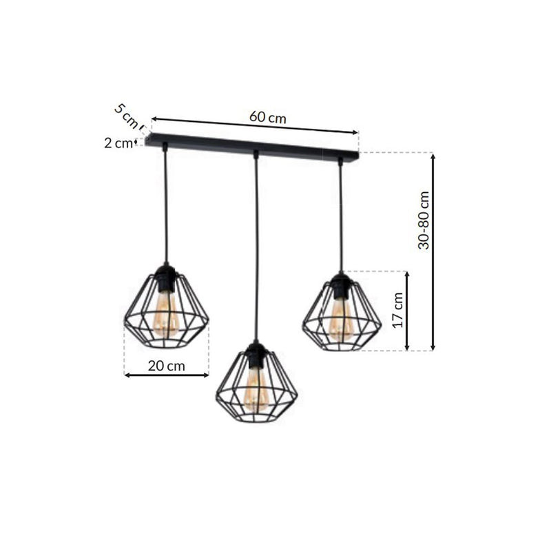Milagro Colin pendant lamp E27