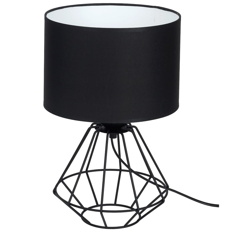 Milagro Colin 1L table lamp E27, black H 25cm