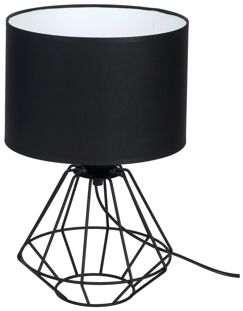 Milagro Colin 1L table lamp E27, black H 25cm
