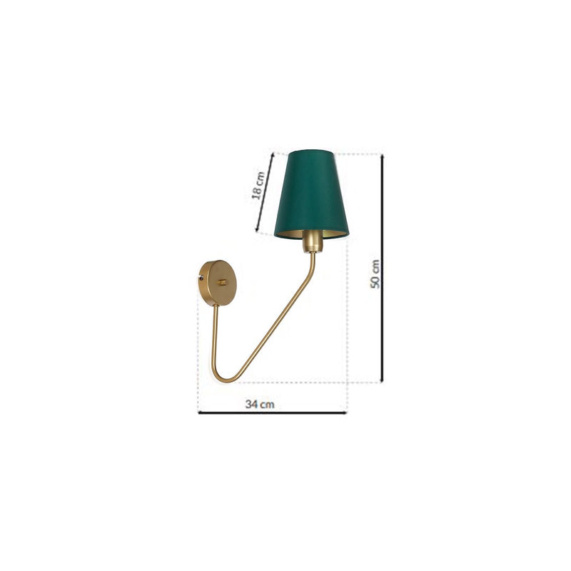 Milagro Victoria wall sconce lamp E27 H 50cm