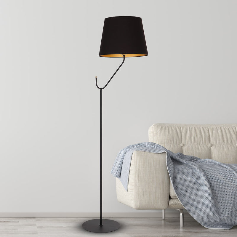 Milagro Victoria 1L floor lamp E27, black H 170cm