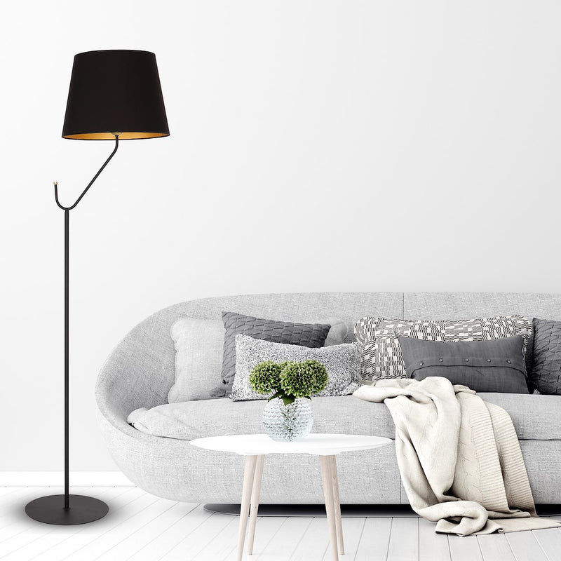 Milagro Victoria 1L floor lamp E27, black H 170cm