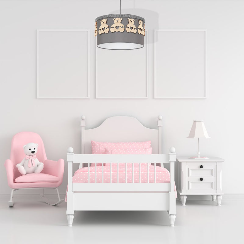 Milagro Bear pendant lamp E27