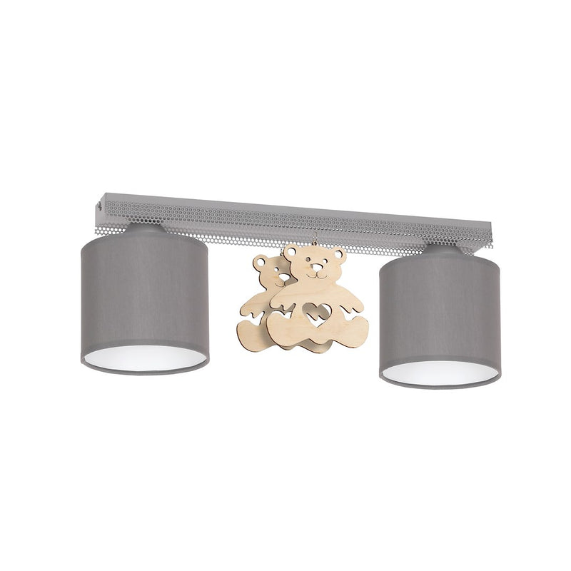 Milagro Bear ceiling lamp E27 H 18cm