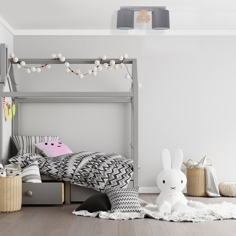 Milagro Bear ceiling lamp E27 H 18cm