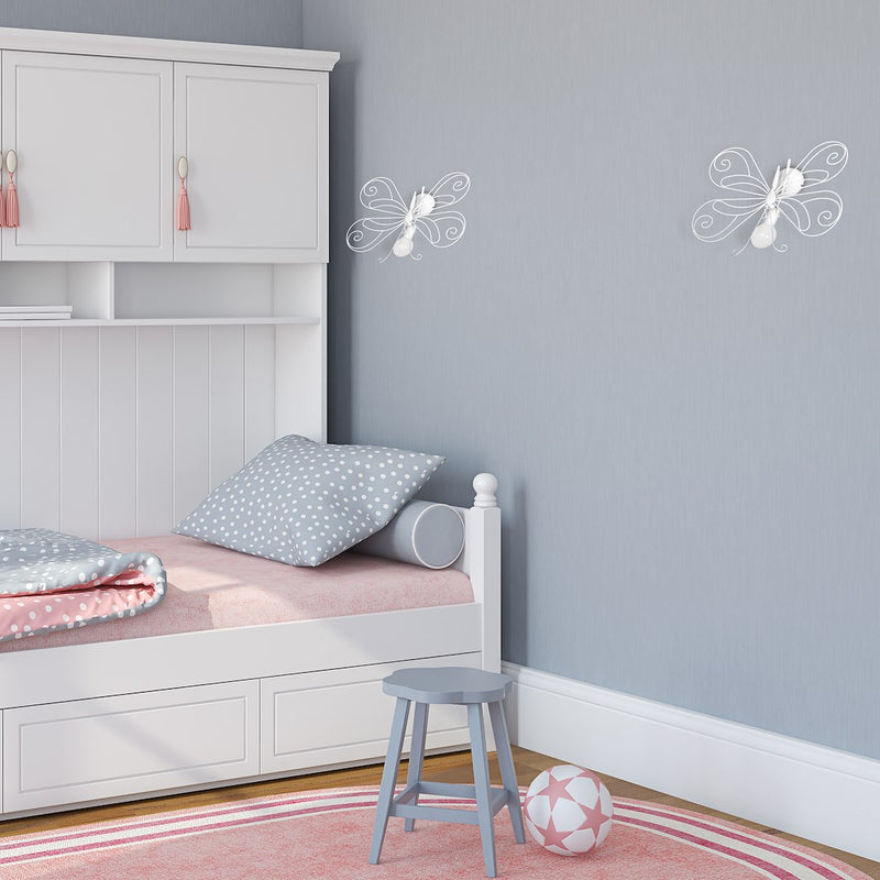 Milagro Butterfly wall sconce lamp E27 H 32cm