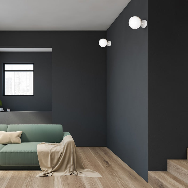 Milagro Sphere wall sconce lamp E14 H 15cm