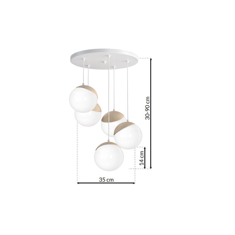 Milagro Sphere pendant lamp E14