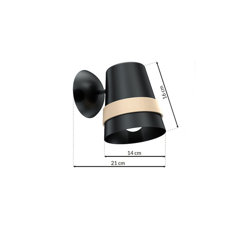 Milagro Venezia wall sconce lamp E27 H 18cm