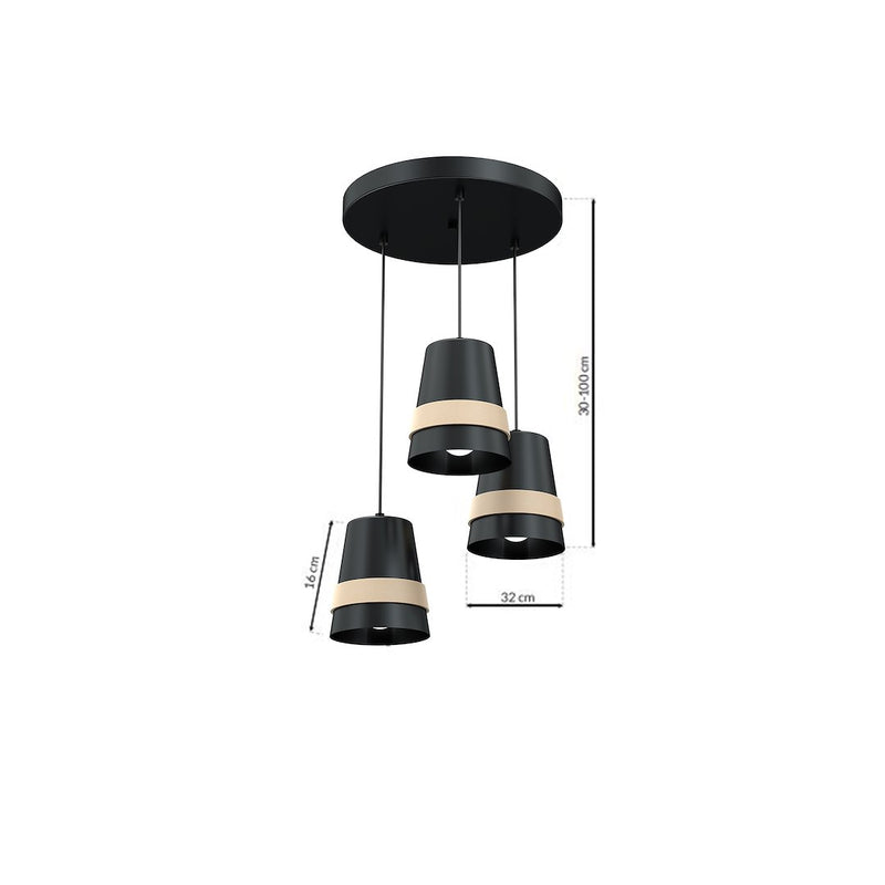 Milagro Venezia pendant lamp E27