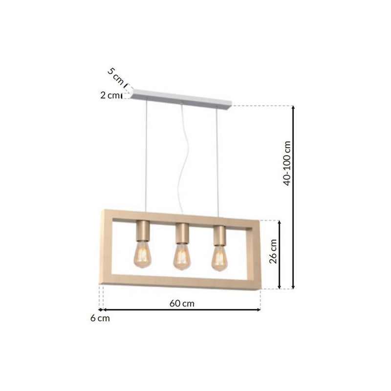 Milagro Mack pendant lamp E27