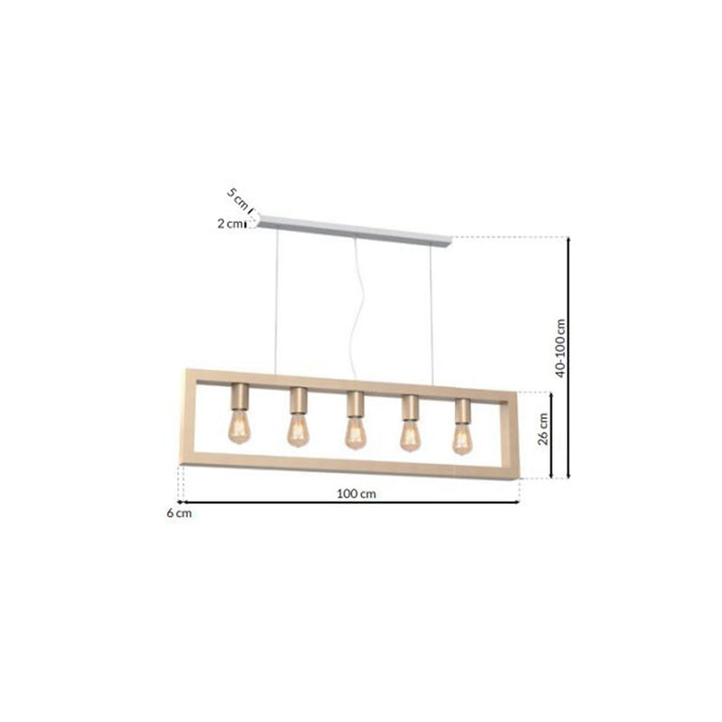 Milagro Mack pendant lamp E27