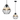 Milagro Cliff pendant lamp E27