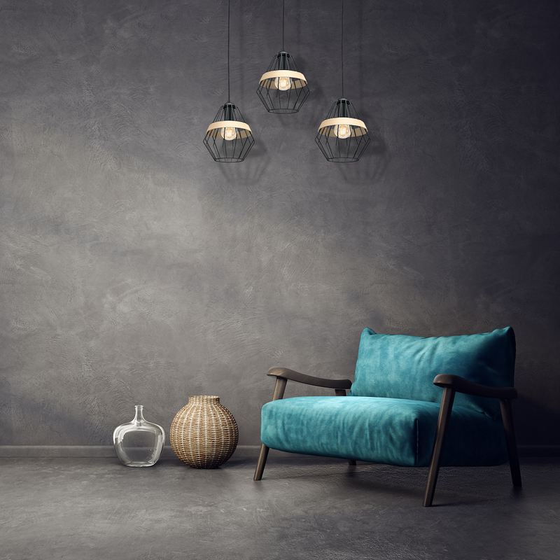Milagro Cliff pendant lamp E27