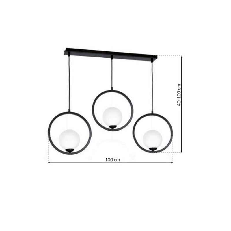 Milagro Boston pendant lamp E14
