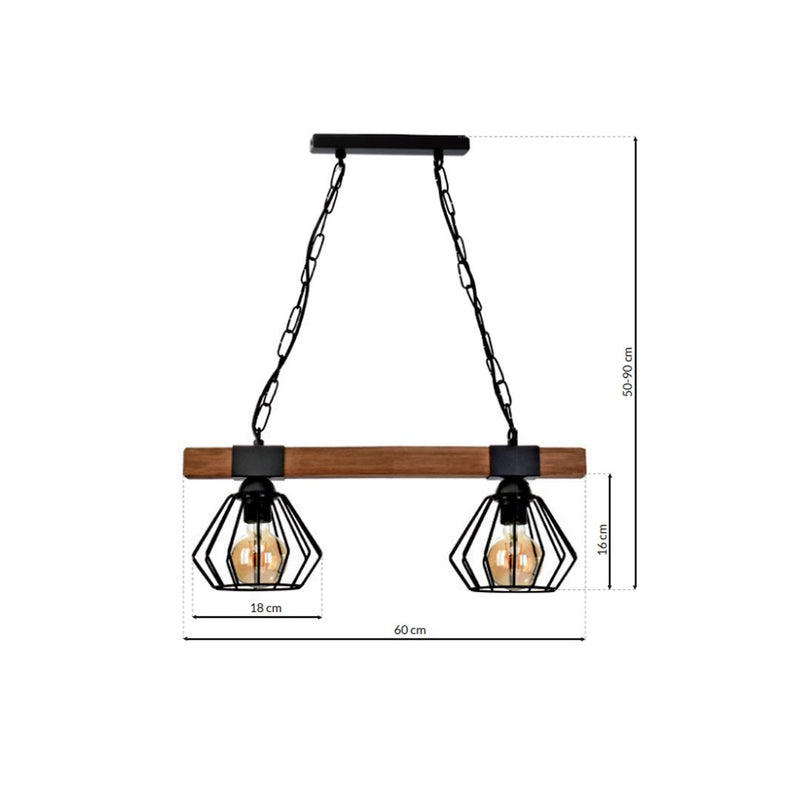 Milagro Ulf pendant lamp E27