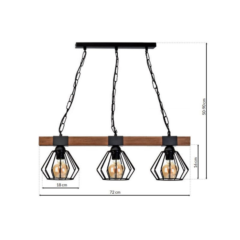 Milagro Ulf pendant lamp E27