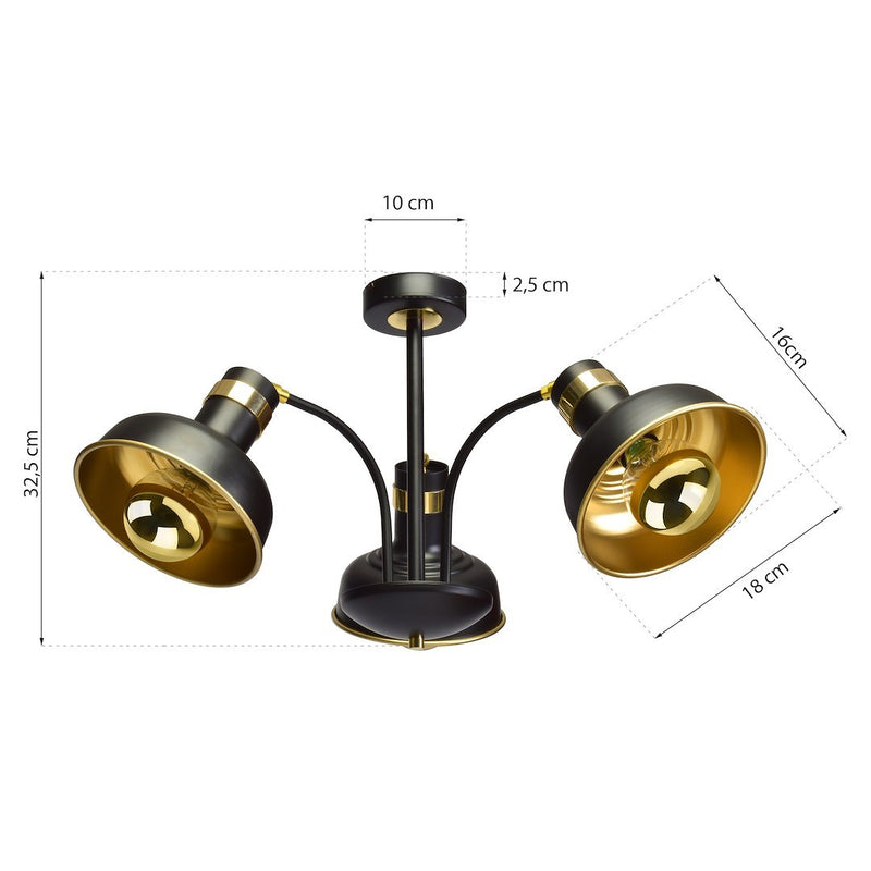 Milagro Margo ceiling lamp E27 H 32.5cm